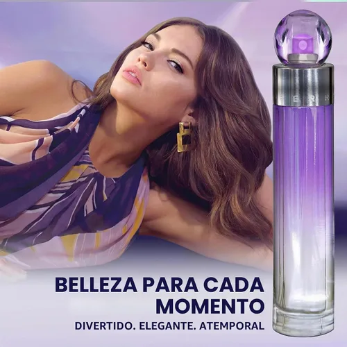 Vista 4 de Perry Ellis 360 Purple de Perry Ellis Eau De Parfum Spray para mujer de 3.4 oz