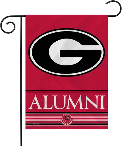 Vista 62 de Rico Industries NCAA Alumni - Bandera de jardín de doble cara de 13 x 18 pulgadas
