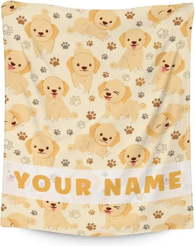 Vista 14 de Golden Retriever - Manta de regalo – 30 x 40 pulgadas, bonita manta de perro para amantes de los perros, niños, niños y niñas, mantas suaves