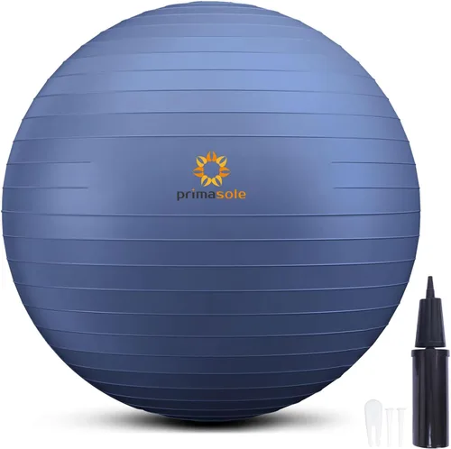 Vista 8 de Primasole Pelota de ejercicio para equilibrio, estabilidad, fitness, entrenamiento, yoga, pilates en casa, oficina y gimnasio, pelota de parto