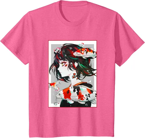 Vista 58 de Camiseta de anime anime japonés estético Otaku Negro