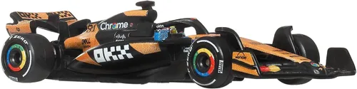 Vista 4 de Hot Wheels Premium McLaren Formula 1 - Coche de juguete (2 unidades)