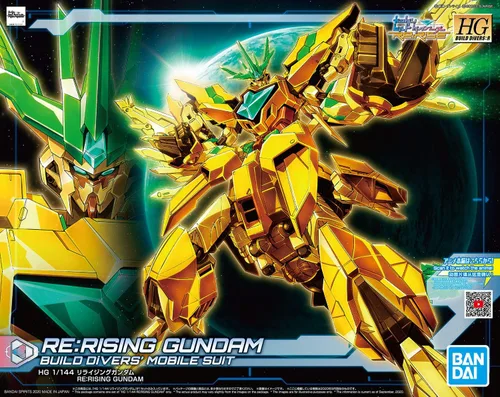 Vista 6 de Bandai Hobby - Gundam Build Divers RE:Rise - #37 Re:Rising Gundam (Special Color Ver.), Bandai Spirits HGBD 1/144 Model Kit