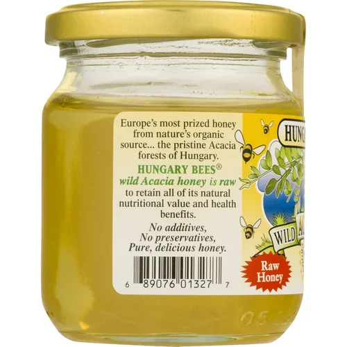 Vista 4 de HUNGARY BEES Miel de acacia salvaje, 8.8 oz
