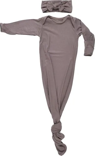 Vista 227 de Three Little Tots Vestido de corbata anudada para bebé recién nacido - Bebé