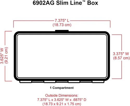 Vista 3 de ArtBin 6902AG Slim Line - Caja para bolígrafos y lápices, organizador pequeño de arte y manualidades, [1] estuche de almacenamiento de plástico
