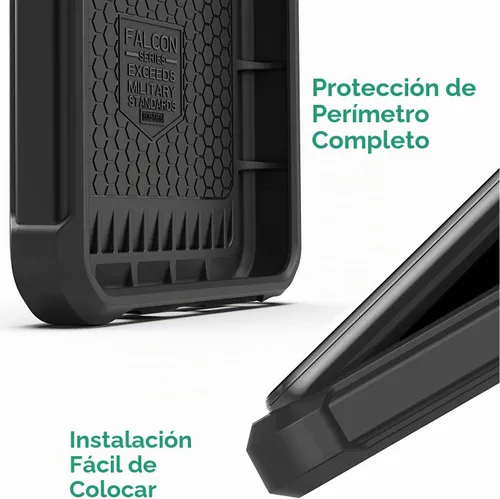 Vista 4 de Encased Combo de cinturón 2 en 1 para Moto G Stylus 5G 2022 con funda de clip para teléfono y protector de pantalla (negro)
