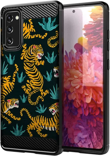 Vista 8 de CasesOnDeck - Carcasa compatible con Samsung Galaxy S20 FE (2020) / S20 FE 5G), color negro