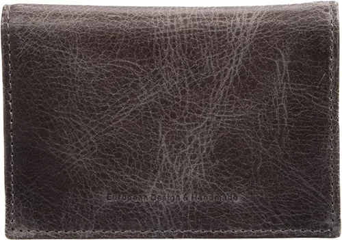 Vista 2 de Grande -3601 Cartera unisex, Gris (rustic gray), Pequeña funda magnética delgada y minimalista para tarjetas