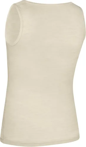 Vista 3 de UTENOS 100% lana merino ultra suave para mujer, chaleco sin mangas, capa base fabricada en la UE