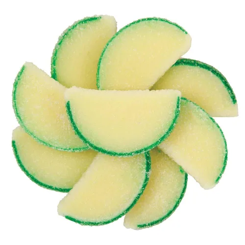 Vista 35 de NY Spice Shop Rebanadas de fruta de manzana – 1 libra de sabor cítrico masticable de gelatina de fruta de caramelo – Manzanas en rodajas a