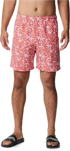 Vista 69 de Columbia Super Backcast - Pantalón corto de agua para hombre Impresión de tinte negro
