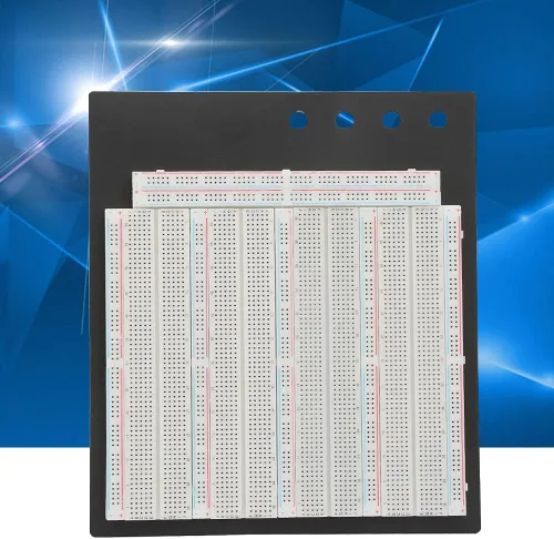Vista 4 de Tabla de pan, 3220 puntos de lazo Breadboard sin soldadura placa de prueba de circuito reutilizable para electrónica testig DIY artículo