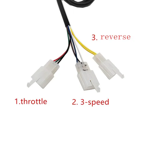 Vista 2 de El acelerador del acelerador del motor del triciclo de la e-bici de la bici eléctrica de la bici de la vespa eléctrica tiene la función de 3