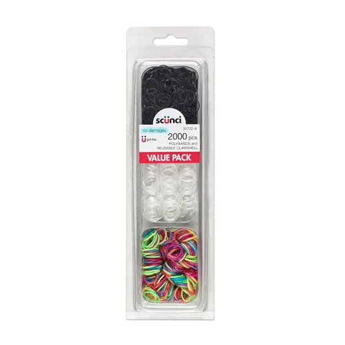 Vista 8 de Conair Topsy - Herramienta para el cabello de cola de caballo, incluye kit de peinado incluido - Juego de 5 piezas Negro