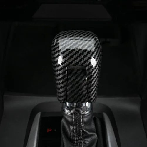 Vista 6 de Thenice CVT - Cubierta para palanca de cambios para Honda Civic 2016-2021 For 10th Gen Civic automatic transmission lever protection, carbon fiber
