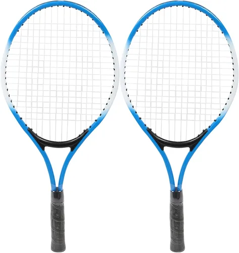 Vista 9 de Raqueta de tenis para niños, raquetas de tenis recreativas para jóvenes de aleación de hierro con bolsa de transporte, apta para Jior, jóvenes