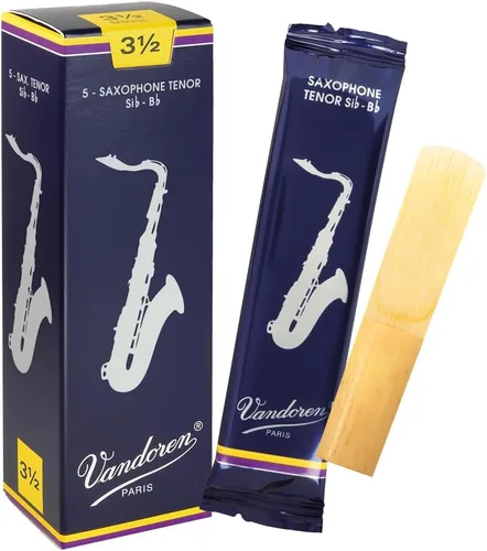 Vista 10 de Lengüetas SR2215 tenor para saxofón, fuerza de 1.5, 5 unidades, de la marca Vandoren