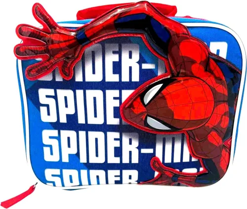 Vista 5 de Fast Forward Spider-Man Pop-Out - Mochila de 16 pulgadas con lonchera