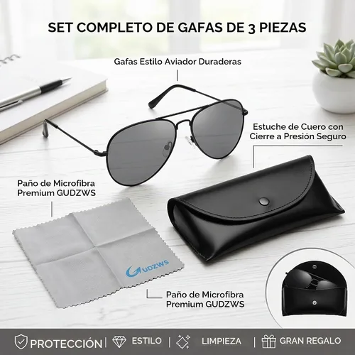 Vista 2 de Lente completa de lectura de cristal de sol lentes de sol gafas de sol clásico al aire libre aviador deportes acero inoxidable negro marco templo