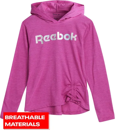 Vista 2 de Reebok Conjunto de pantalones y leggings para niña, 2 piezas, camiseta de manga larga con cuello redondo y pantalones de yoga, atuendo a juego