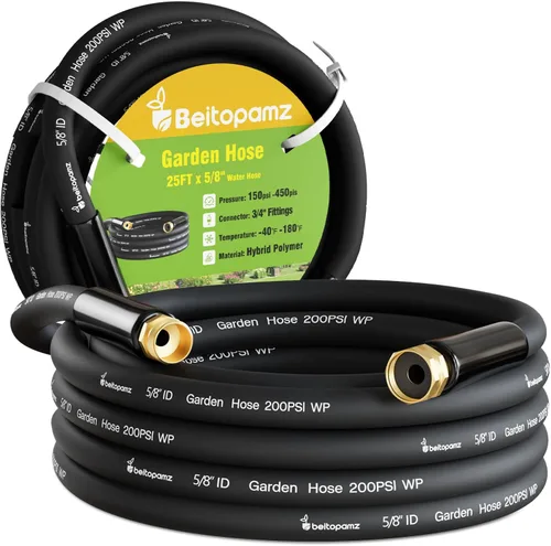 Vista 18 de Beitopamz Manguera de jardín corta de 1 pie x 5/8 pulgadas hembra a hembra, conector extensor de manguera de agua pequeña resistente, conexiones sin