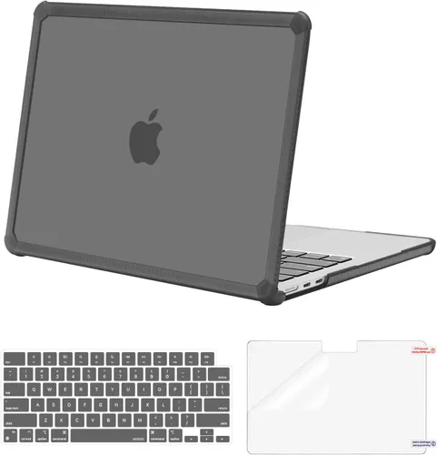 Vista 26 de MOSISO - Funda compatible con MacBook Air de 13 pulgadas M5 2026 M4 M3 M2 2025-2022 A3449 A3240 A3113 A2681, Kit 3 en 1 resistente a las grietas