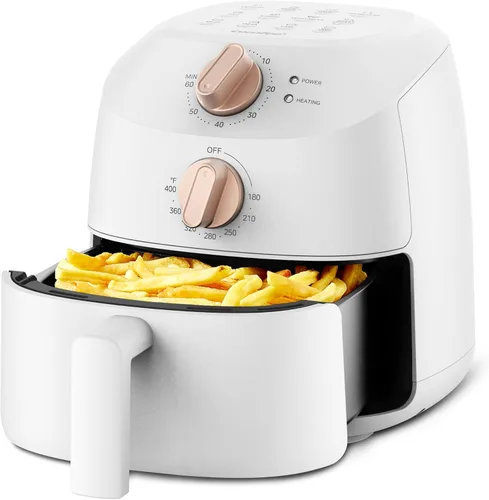 Vista 9 de COMFEE' Compacta Freidora de Aire de 2.1 Cuartos con 12 Opciones de Menú, Temporizador Ajustable y Control de Temperatura de 82-204 Grados C, Cesta