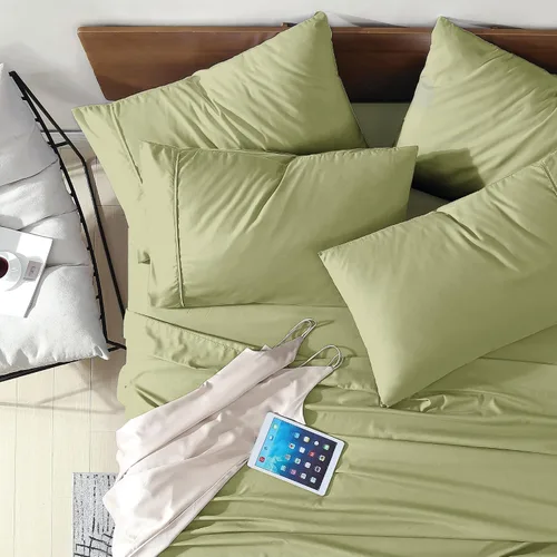 Vista 23 de Swift Home Juego de sábanas de microfibra Twin de 4 piezas (incluye 1 funda de almohada adicional), ultrasuave cepillado - extremadamente duradero