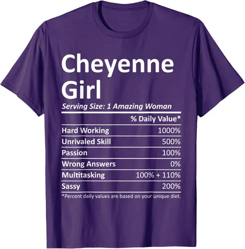 Vista 21 de CHEYENNE GIRL WY WYOMING - Camiseta divertida de regalo de City Home Roots USA, Negro, S