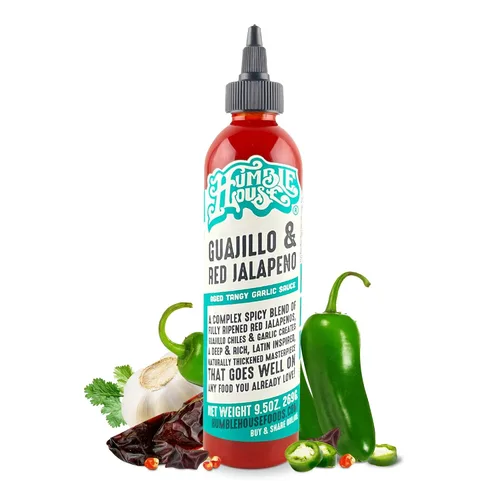 Vista 12 de Humble House - Salsa picante de chiles Ancho & Morita, baja en calorías y sodio, condimentos veganos para alitas de pollo, filetes, tacos