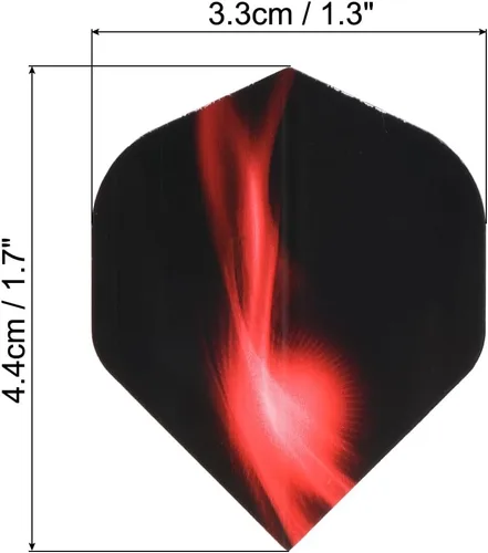 Vista 2 de PATIKIL Dart Flights - Accesorios de dardos estándar para puntas suaves y de acero