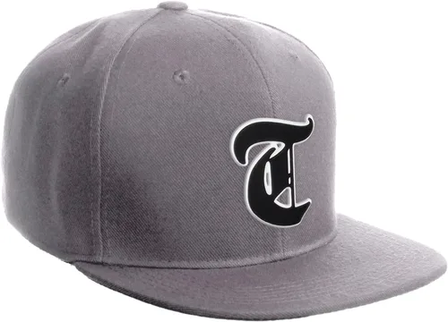 Vista 1002 de Daxton Gorra clásica con visera de billete plano con letras del alfabeto inglés antiguo de la A a la Z