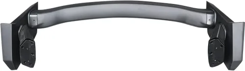 Vista 6 de NINTE Alerón para modelos Honda Civic Sedan 2016-2021, ABS sin pintar, negro mate, estilo Type-R, ala divisora de maletero trasero