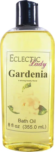 Vista 6 de Gardenia Aceite de baño, aceite corporal perfumado, relajante, 4 onzas