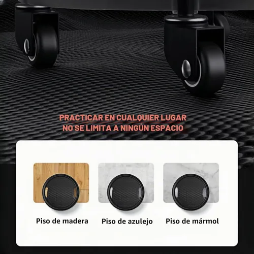Vista 5 de Rueda de rodillo abdominal, tabla de rueda abdominal multifuncional para mujer con paspartú, rotación de 360°, para gimnasio en casa, quema de grasa