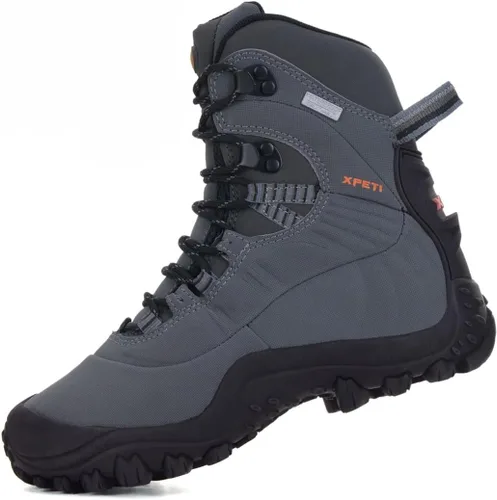Vista 2 de Botas de senderismo impermeables Thermator de tiro medio para hombre, botas de senderismo para exteriores, 7