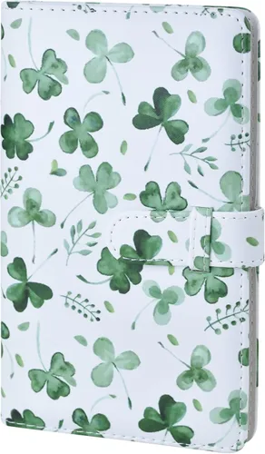 Vista 10 de Rieibi Mini álbum de fotos de 96 bolsillos, cartera de piel sintética para Fujifilm Instax Mini Evo/11/8/9/7S/25/70/90, patrón de frutas verdes, 16