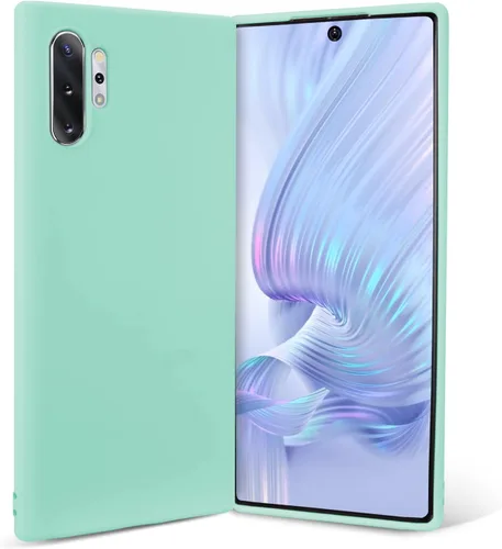 Vista 14 de Funda para Galaxy Note 10 Plus, silicona líquida, delgada, suave, TPU, protección de cuerpo completo, a prueba de golpes, para Galaxy Note 10 Plus