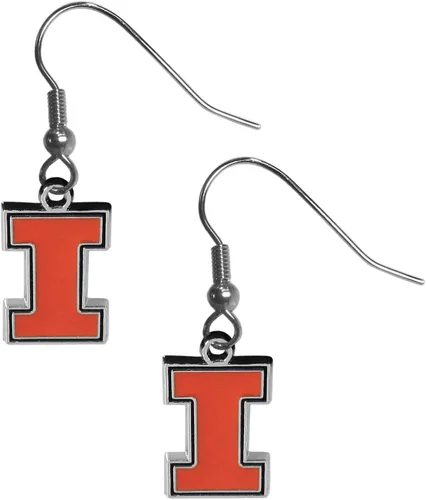 Vista 4 de Siskiyou Sports NCAA unisex-adult Chrome Dangle Earrings