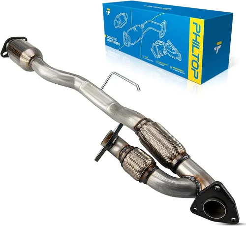 Vista 30 de PHILTOP Convertidor Catalítico de Ajuste Directo para Murano 2009 2010 2011 2012 2013 2014 3.5L, Cáscara de Acero Inoxidable Aluminio 203-1010