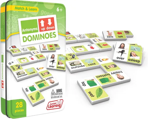 Vista 5 de Junior Learning Antónimos Match & Learn Dominó, Multicolor