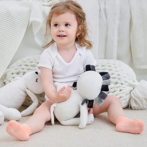 Vista 7 de Calcetines tobilleros antideslizantes Zaples para bebés con suelas antideslizantes para bebés, niños pequeños, niños y niñas