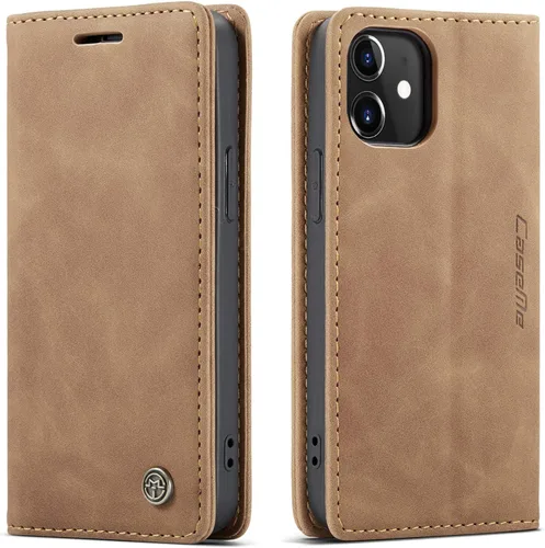 Vista 65 de QLTYPRI Para iPhone Air Case Wallet Con Tarjetero, Vintage PU Cuero Kickstand Cierre Magnético A Prueba De Golpes Folio Libro Funda Para IPhone 17