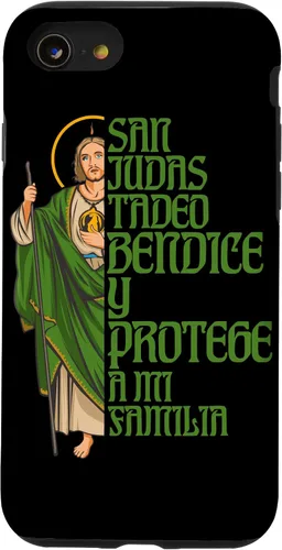 Vista 18 de Saint Jude Thaddeus. Bless and Protect My Family Case for iPhone 17