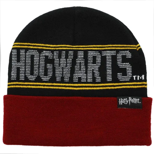 Vista 5 de Harry Potter Hogwarts - Gorro de punto y bufanda multicolor, Multi colorido