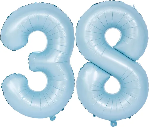 Vista 183 de Globos de 40 pulgadas con números de caramelo, papel de aluminio de helio, globos de látex de Mylar para fiesta de cumpleaños, decoración digital 0