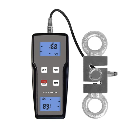 Vista 7 de FM-204-100K (980N/100kgf/220Lbf) Medidor de Fuerza Digital Calibrador de Empuje y Tracción Dinamometro, Modo Pico/Seguimiento, Precisión de 0.5%