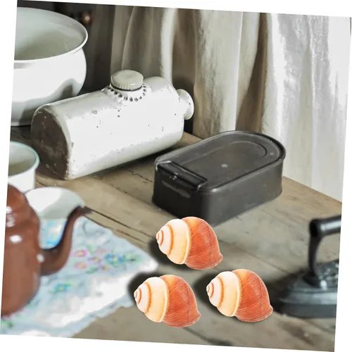 Vista 8 de Zerodeko Conchas de caracol para hornear Escargot, 5 unidades de conchas de cocina naturales gruesas