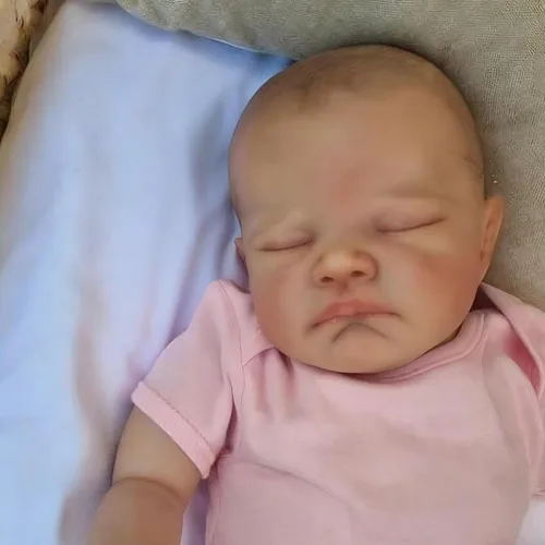 Vista 6 de iCradle Lovely Real Life Reborn Baby Dolls 19inch 18.9 in Silicona realista Muñeca de bebé realista Muñeca recién nacida, regalo para mayores de 3